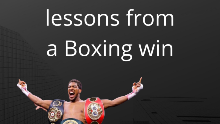 What we can learn from Anthony Joshua’s Ruiz redemption – Business and Career insights